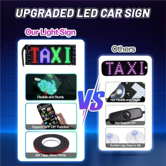 VDIKKS LED Sign Programmable FPCB Flexible Matrix Panel Small Screen Animation T - Picture 5 of 7